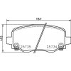 Sada brzdových platničiek kotúčovej brzdy BREMBO P 37 020