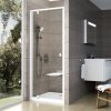 Ravak Pivot sprchové dvere 90 cm výklopné biela lesklá/priehľadné sklo 03G70101Z1