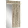 Halmar Vešiakový panel Lima so zrkadlom, dub sonoma