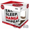 Eat Sleep Manga Repeat keramický hrnček 320 ml