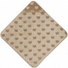 Jollein Osuška s kapucňou froté 75x75 cm Jacquard Teddy Bear
