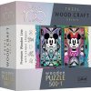 Dřevěné puzzle Trefl Wood Craft Origin puzzle Mickey Mouse a Minnie 501 dílků (20182)