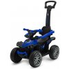Detské odrážadlo Baby Mix Mega Prime EVA s vodiacou tyčou modré
