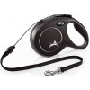 Vodítko Flexi Classic M lanko 8 m/20 kg čierne
