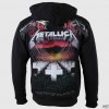 mikina s kapucňou NNM Metallica Master of Puppets Čierna S