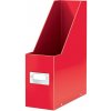 Stojan na časopisy Leitz Click & Store červený