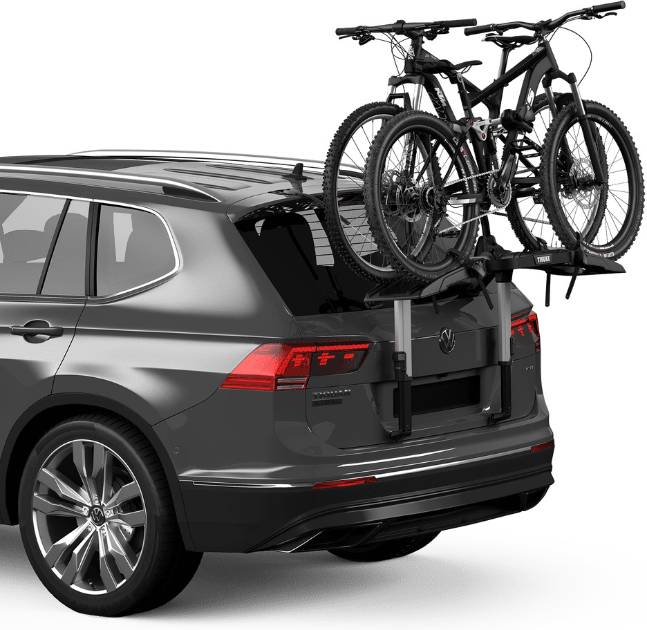 Thule OutWay Platform 2 umožňuje bezpečné a ľahké upevnenie bicykla na strešný nosič – ideálne pre cestovanie.