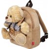 Detský plyšový batoh s odnímateľnou hračkou Perletti Toys, MACKO, 13042