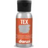 Darwi TEX Farba na textil 100050080 metalická strieborná 50 ml