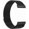 eses Milánsky ťah pre Fitbit Versa 3 a 4, Sense 1 a 2 - Čierny