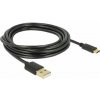 Delock - USB kabel - 24 pin USB-C (M) do USB (M) - USB 2.0 - 3 A - 3 m - černá