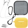 AppleKing praktická sada 5v1 pre AirPods Pro 2 - žltá - možnosť vrátiť tovar ZADARMO do 30tich dní