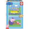 Drevené puzzle pre deti Peppa Pig Educa 2*9 dielov 17156