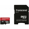 Pamäťová karta Transcend MicroSDHC Premium 8GB UHS-I U1 (45MB/s) + adaptér (TS8GUSDU1)