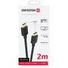 SWISSTEN KÁBEL HDMI NA HDMI 8K 60Hz 2,0 M PVC