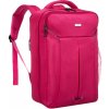 Cestovný dámsky batoh v ružovej farbe z polyesteru – príručná batožina s uchytením na kufor