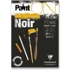 Blok Clairefontaine Paint'ON Black - A5, 20 listov, 250 g