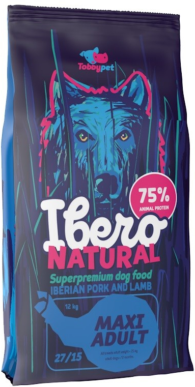 Ibero Natural dog Maxi Adult 2 x 12 kg