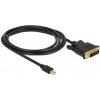Delock Kábel mini Displayport 1.1 samec > DVI 24+1 samec 2 m