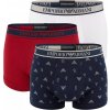 EMPORIO ARMANI - pánske boxerky 3PACK stretch cotton iconic Armani logo scooter & ink tones-XL (92-97 cm)