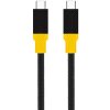 Tactical Taktický kábel Blackbird USB4 1 m čierny/žltý