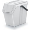 Sortibox Odpadkový kôš II popolavo šedý 25 l