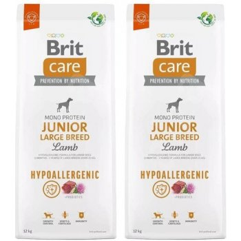 Brit Care Hypoallergenic Junior Large Breed Lamb 2 x 12 kg