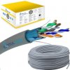 Extralink CAT5E FTP (F/UTP) Interní | Síťový kabel s kroucenou dvojlinkou | 305 mil