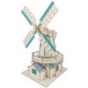 Woodcraft Drevené 3D puzzle Holandský veterný mlyn 77 ks