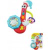 Baby Mix hrkálka s melódiou Saxofón červené