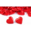 Gombíky - srdiečka Farba: červená