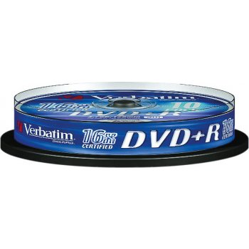 VERBATIM DVD+R 4.7GB 16x (10) SP