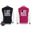 Mikiny pre páry I love my Boyfriend / Girlfriend