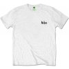 The Beatles Tričko Drop T Logo Unisex White S