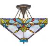 Vitráž stropné svietidlo BLUE Ø36