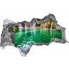 Nálepka fototapeta 3D Lake plitvice 95x73 cm
