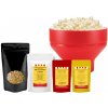 BENEO Silikónová misa na popcorn - set na domácu výrobu popcornu