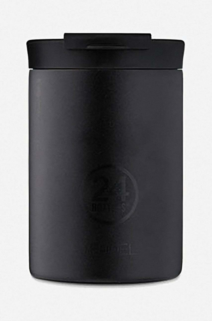 24bottles Termo hrnček Travel tumbler Stone Tuxe čierna 350 ml