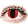 Gelflex CRAZY LENS - Cat Eye Red - nedioptrické jednodenné 2 šošovky