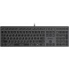 A4tech Klávesnice FX60, Podsvícená bílá, USB, CZ, šedá