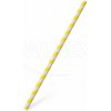 Wimex Slamka papierová Špirála žltá JUMBO O8mm x 25cm (100 ks)