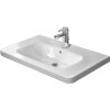 Duravit DuraStyle - Umývadlo do nábytku 800x480 mm, 1 otvor pre batériu prepichnutý, biela 2320800000