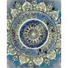 Diamondi Diamantové maľovanie - MODRÁ MANDALA Rámovanie: vypnuté plátno na rám, Rozmer: 40x50 cm