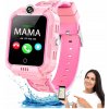SmartWatch HODINKY pre deti 4G LTE ROZHOVORY 8GB video 360' WiFi RUŽOVÝ KID