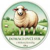 100 ks Etikety na ovčie mlieko syr žinčicu jogurt kefír 8 x 8 cm
