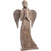 InDecor Anjel z mangového dreva, 41 x 11,5 x 108 cm, 108 cm
