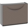 Botník Harmony, 51 × 39 × 19 cm, plast, taupe, 1002781