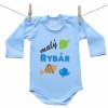 Boodyy Modré body s dlhým rukávom Malý rybár 92 (18-24 mesiacov)