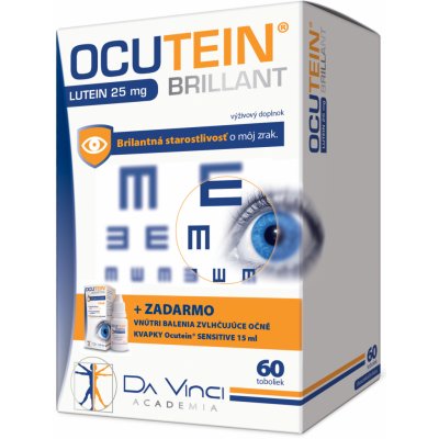 Simply You Ocutein Brillant Lutein 25 mg DaVinci 60 kapsúl + kvapky
