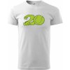 Tenis okrúhle narodeniny 20 - Klasické pánske tričko - M ( Biela )